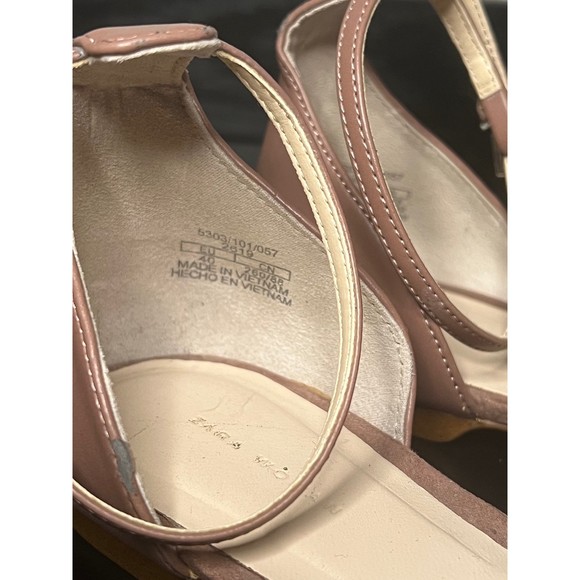 Zara Woman Mauve Pointy Suede flats size 8 40EU - Picture 7 of 8